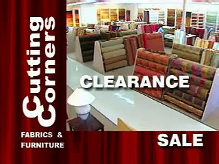 Cutting Corners and upholsteryfabrics.com TV ad with URL readied for E Commerce