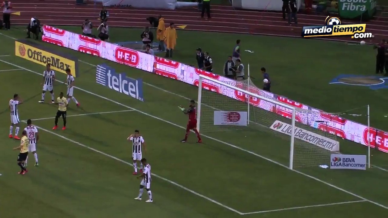 Los goles del: Monterrey vs América(1-1)