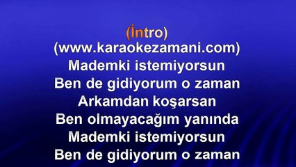 Cenk Sunker - Takıntı - 2012 TÜRKÇE KARAOKE