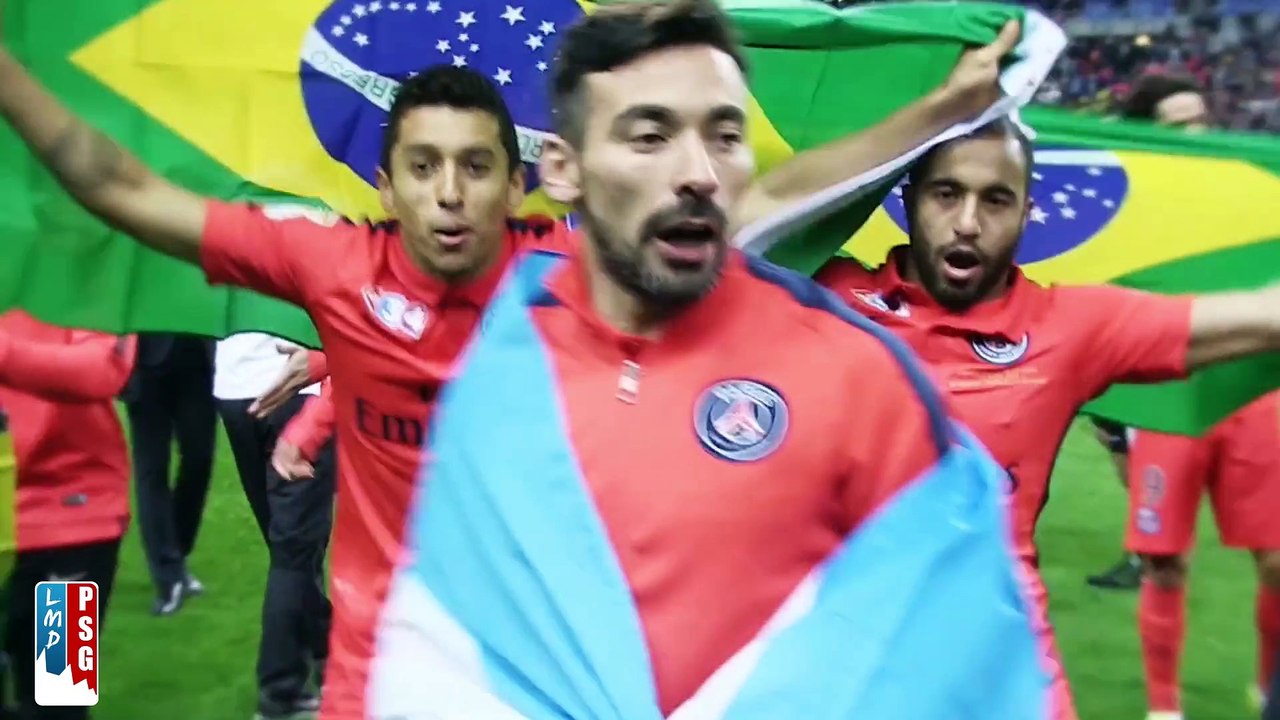 Champions mon frère : Marquinhos et Lucas (coupe de la ligue 2015)