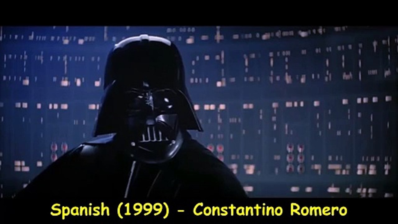 Star Wars Multilangue "Je suis ton père" en 20 langues différentes