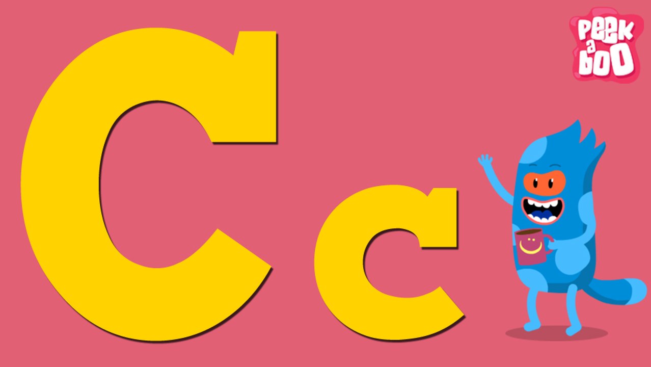 The C Song | Learn Alphabets A - Z | English Songs And Rhymes For Kids | Peekaboo