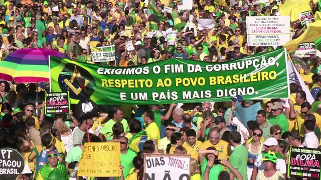 Nuevas protestas contra Rousseff en Brasil