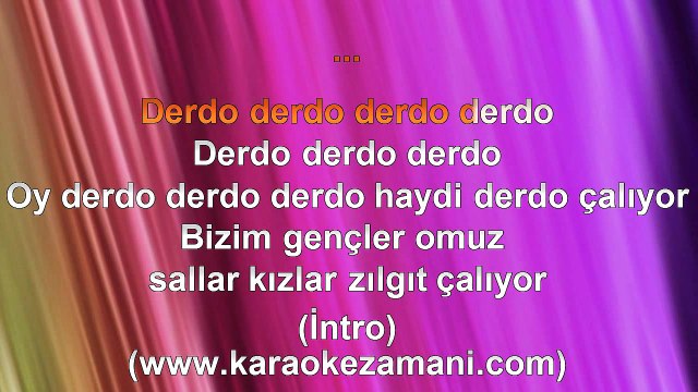 Ceylan - Oy Derdo - 2012 TÜRKÇE KARAOKE