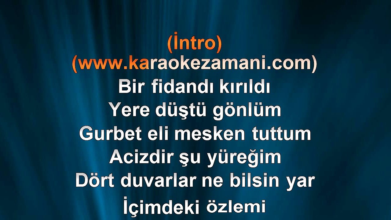 Cihan Yıldız - Gözlerin - 2007 TÜRKÇE KARAOKE