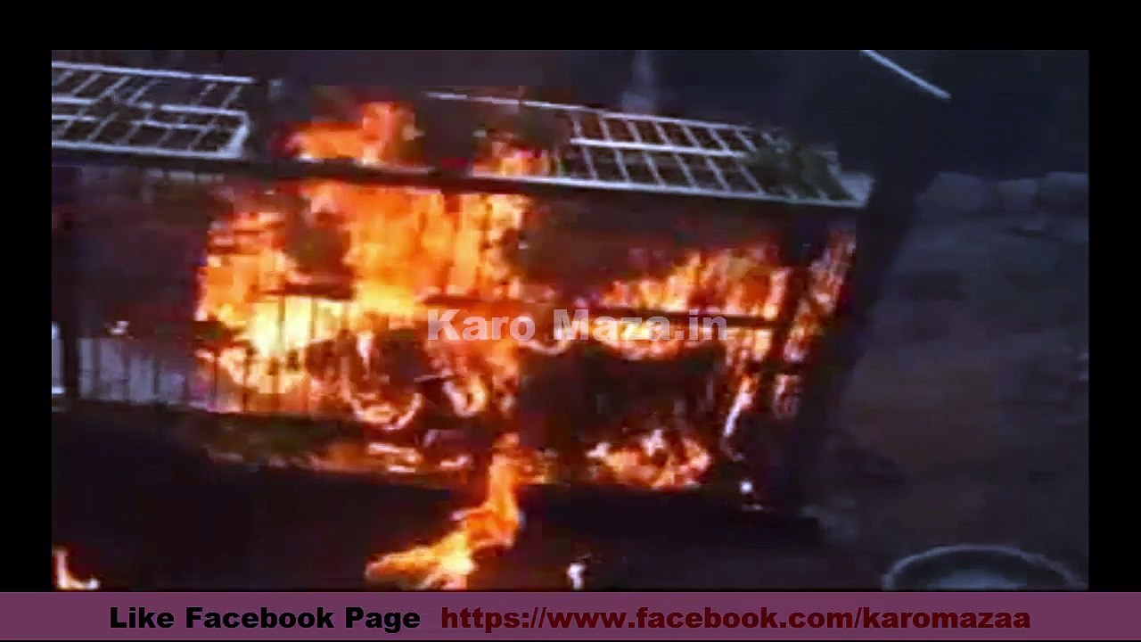 Leopard being burned alive in Uttarkhand, India, PLEASE HELP! SIGN THE PETITION