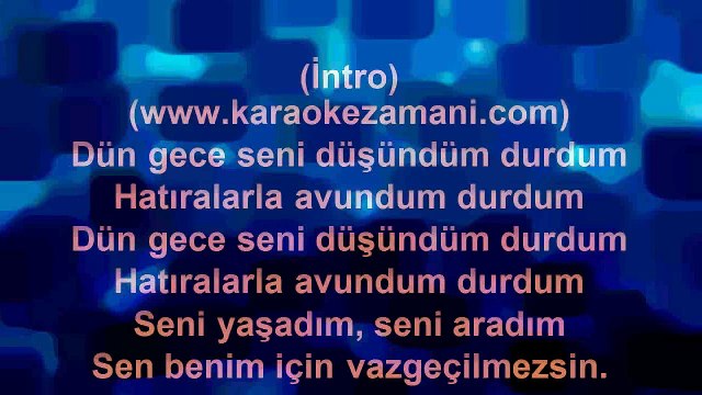 Coşkun Sabah - Aşığım Sana Doyamıyorum - 1989 TÜRKÇE KARAOKE