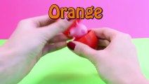 Learn Colors with Surprise Eggs Nesting Stacking Cups in English Learn Colours Play-Doh Eggs