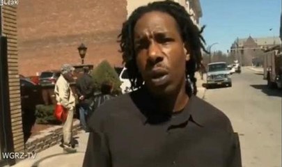 Röportaj sırasında patlama anı