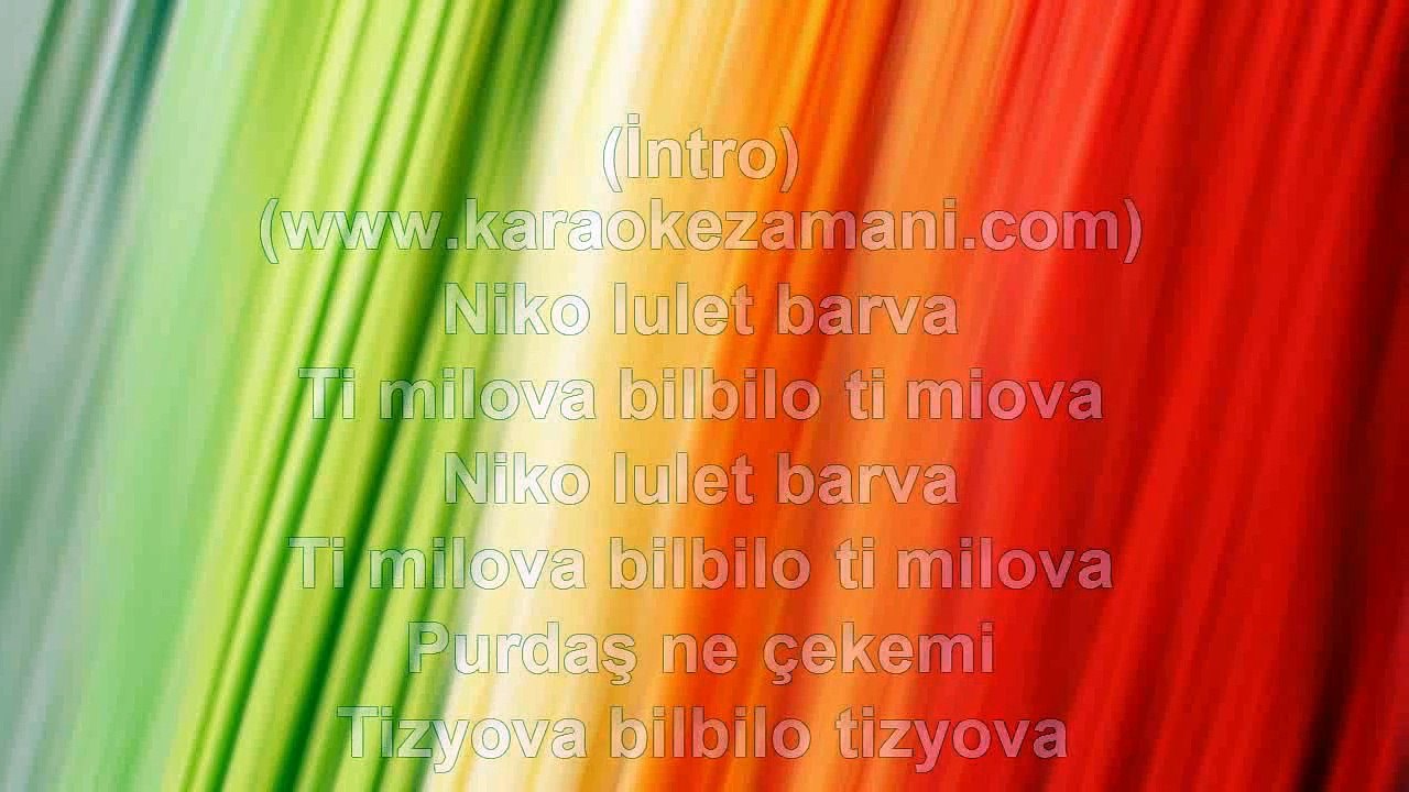 Cüneyt Şentürk - Bilbilo - (ARNAVUTCA) - 2014 TÜRKÇE KARAOKE