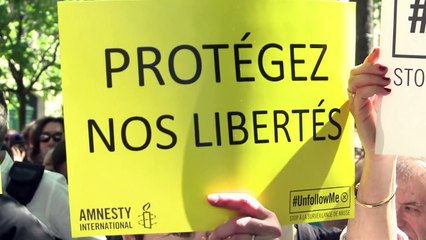 Manifestation contre le projet de loi sur le Renseignement