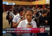 Chosica: hoy vuelven las clases a sus 38 colegios tras huaicos