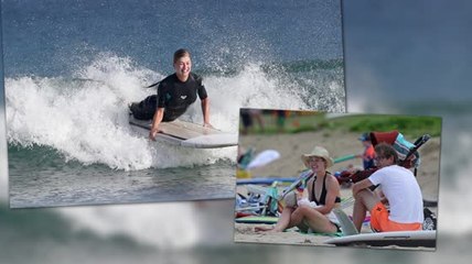 Rosamund Pike Hits The Waves in Hawaii