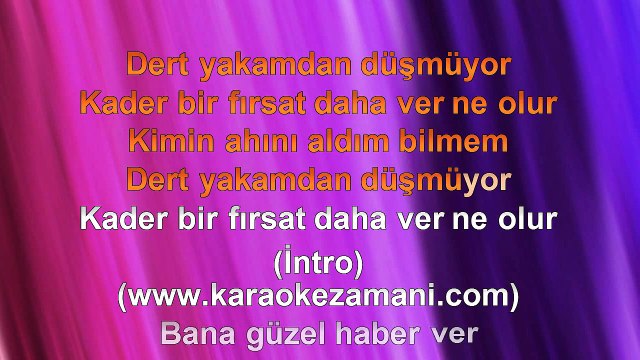 Çelik - Dert Yakamadan Düşmüyor - 2003 TÜRKÇE KARAOKE