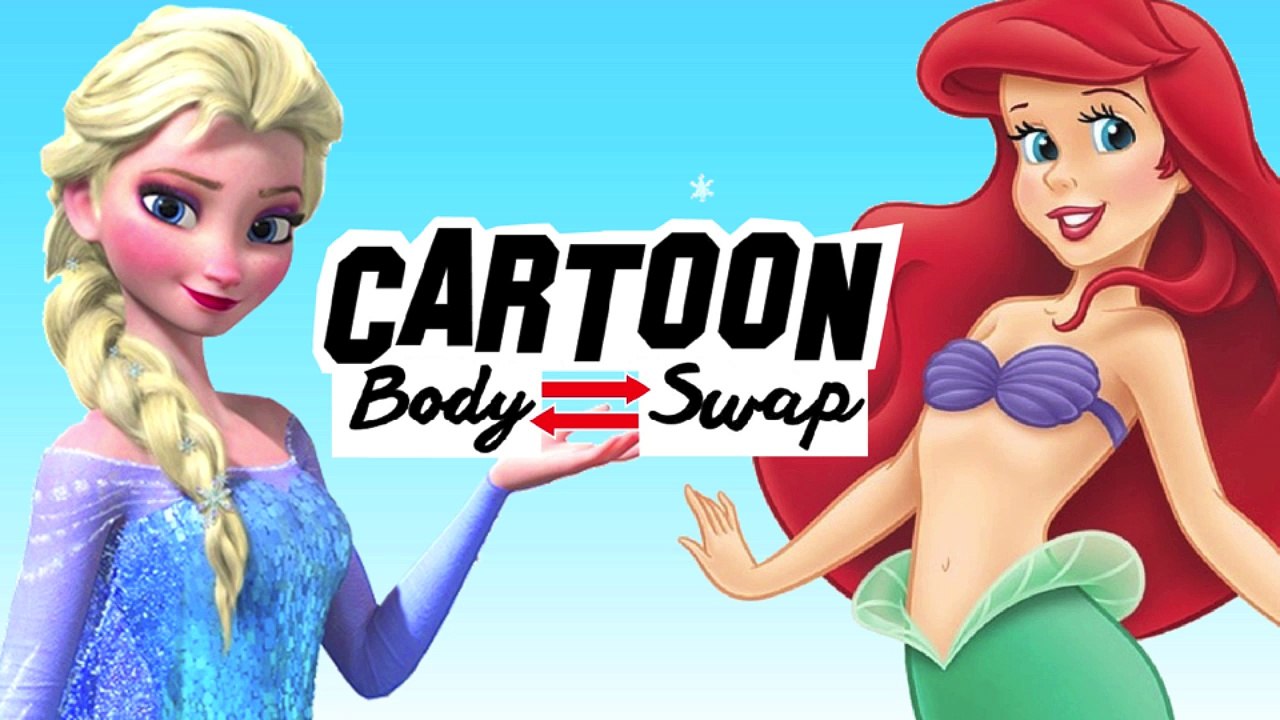 BODY SWAP! - Frozen Princess Elsa becomes Mermaid Ariel!