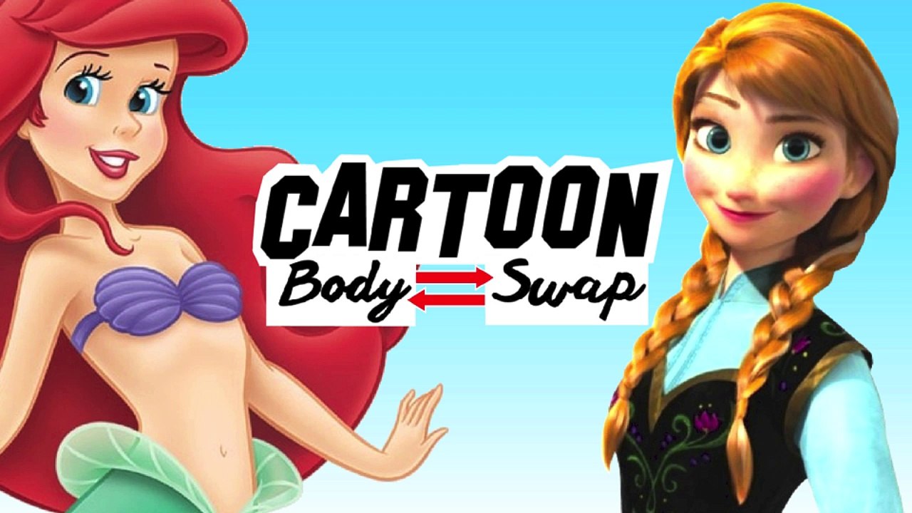 BODY SWAP! - Mermaid Ariel becomes Frozen Princess Anna!