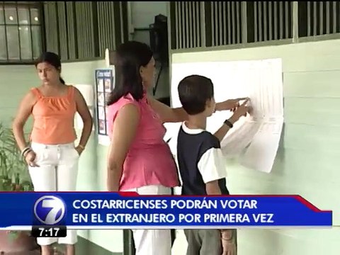 Por primera vez, los costarricenses podrán votar en el exterior