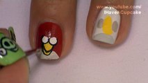 Angry Birds Nail Art / Diseño de Pájaros enojados