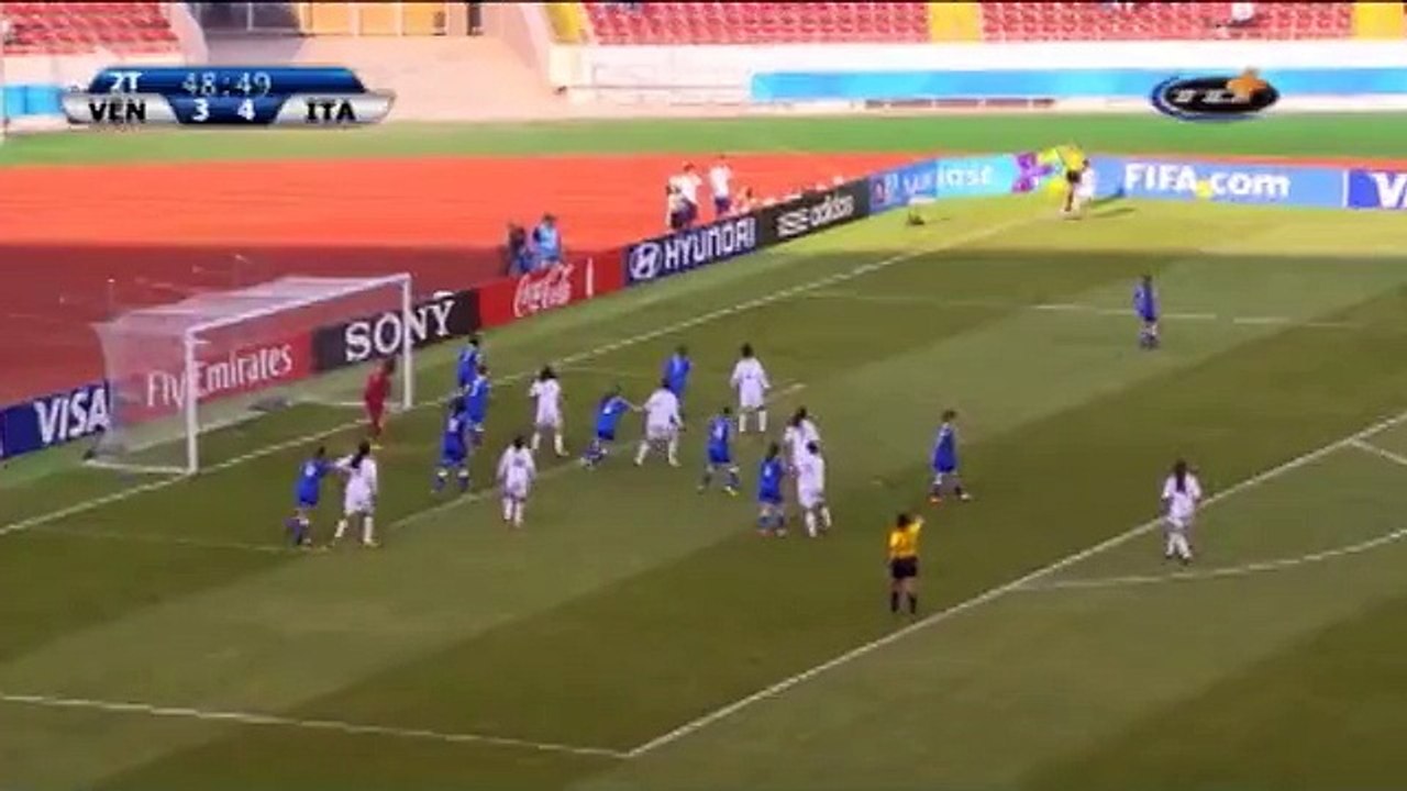 Gol Venezuela 4 - Italia 4