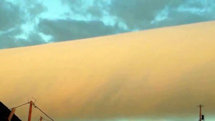 Fenómeno nube rodillo se dejó ver en el cielo de Texas