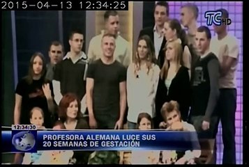 Alemana de 65 años y madre de 13 hijos, embarazada de cuatrillizos