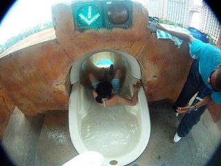 Leap of Faith, Atlantis water slide/drop