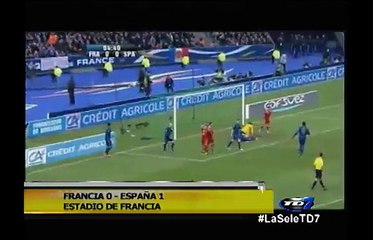 España gana a Francia en París y se acerca al Mundial de Brasil