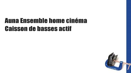 Auna Ensemble home cinéma Caisson de basses actif