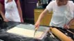 Making Croissants: Rolling the Finished Dough