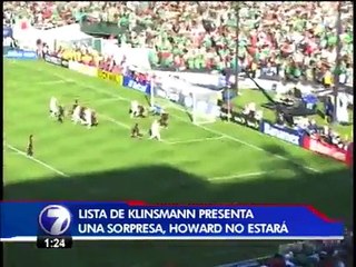 Klinsmann define nómina para enfrentar a Costa Rica y México