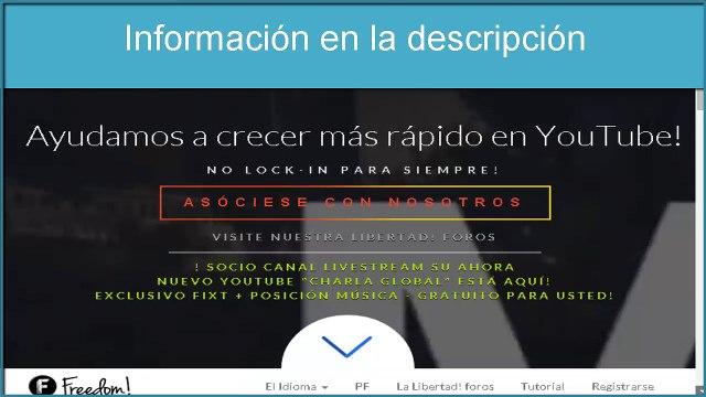 Unete a Freedom Network para canales pequeños (2015)