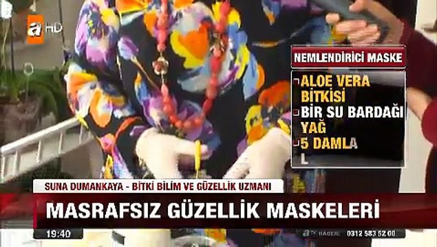 Suna Dumankaya'dan güzellik ve sağlıklı bir cilt için evde maske hazırlama