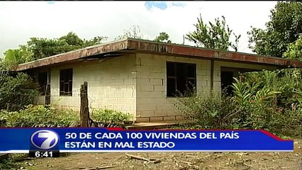 50 de cada 100 viviendas en el país están en mal estado