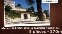 MANDELIEU LA NAPOULE - MANDELIEU :Villa  5 P 170 m²