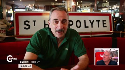 Franck Dubosc alias Patrick Chirac vu par Antoine Duléry alias Paulo Gatineau - C à vous - 14/04/2015