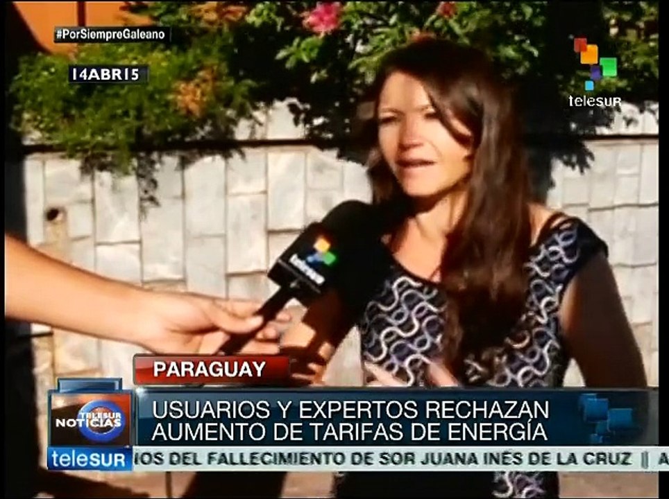 Paraguayos rechazan aumento en las tarifas de la energía eléctrica
