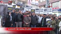 Kadıköy'de Soma eylemi