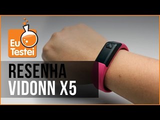 Smartband Vidonn X5 - Vídeo Resenha EuTestei Brasil