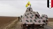 Combatientes kurdos están convirtiendo sus vehículos en tanques para combatir al Estado Islámico