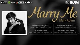 Mark Adam - Marry Me [Official Lyrics Video]