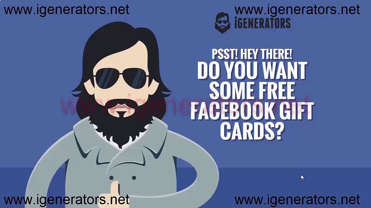 Code Facebook Generator 2015 Carte-cadeau en ligne! - Il suffit d'utiliser!