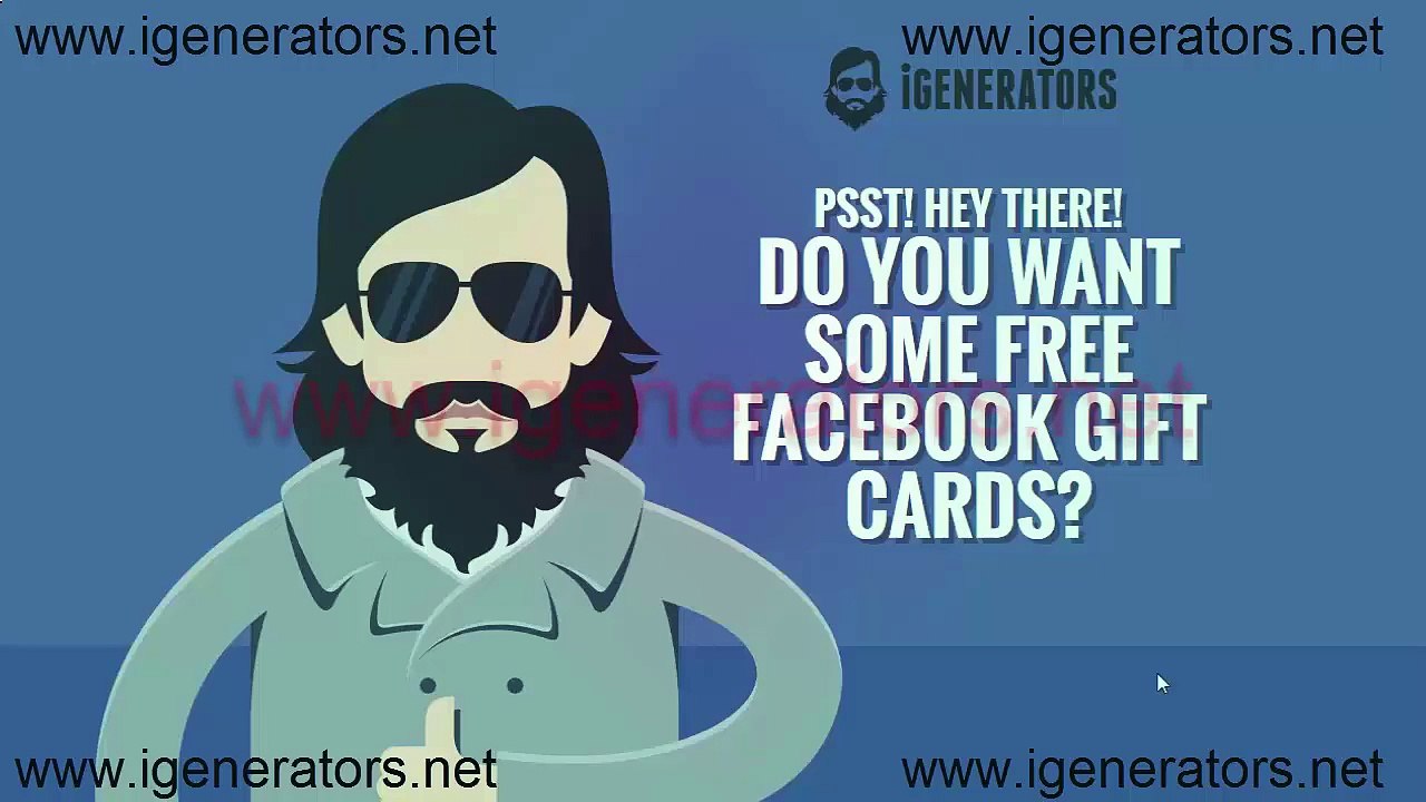 Code Facebook Generator 2015 Carte-cadeau en ligne! - Il suffit d'utiliser!