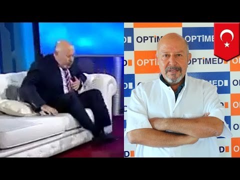 Doctor turco sufre ataque al corazón durante un programa de televisión en vivo