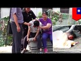 Atrapado en video: Motociclista en Taiwán es arrollado por un camión mezclador de cemento