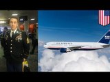 Azafata de US Airways se enfrenta a un Sargento del ejercito por culpa de una chaqueta