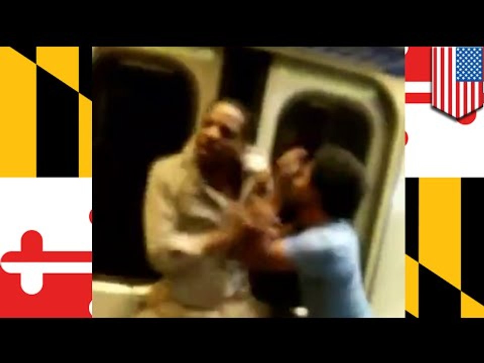 Pelea en el metro de Baltimore por poco termina en asesinato, testigos se limitan a filmar