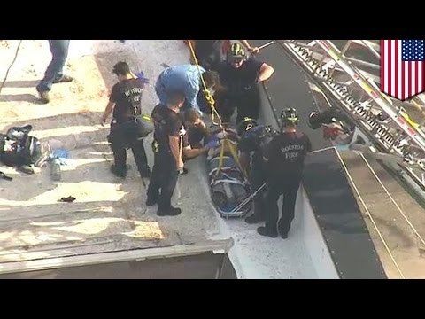 Hombre sobrevive cuando la cuchilla de una sierra circular se desprendió y se clavo en su pecho
