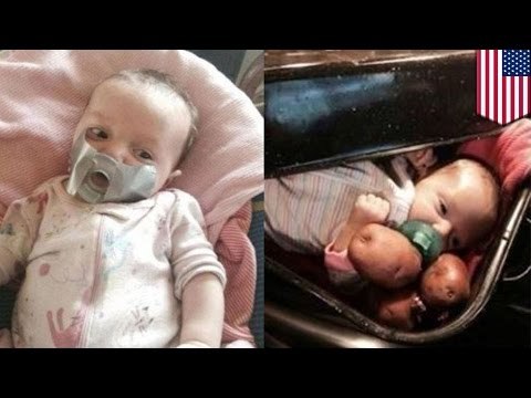 Controvertidas fotos en Facebook de una abuela que puso a su nieta en un horno “como un juego”