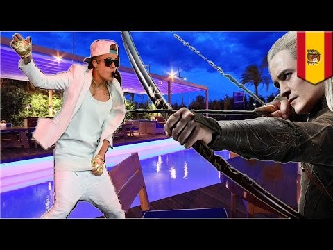 Justin Bieber vs Orlando Bloom: “Legolas” le lanza un puño al insoportable cantante canadiense