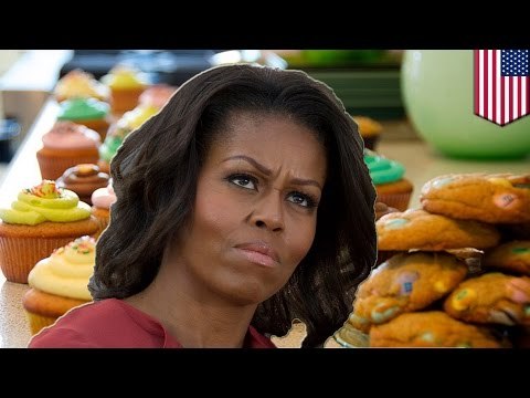 Michelle Obama le declara la guerra a la obesidad infantil al regular venta de pasteles en escuelas